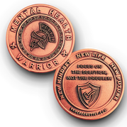 Mental Health Warrior Challenge Coin | Focus on Solutions
