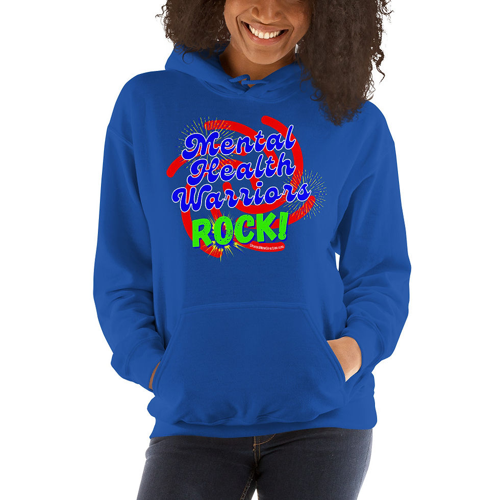 Thumbnail: Mental Health Warrior Hoodie | Unisex | (SWV2, CR1)