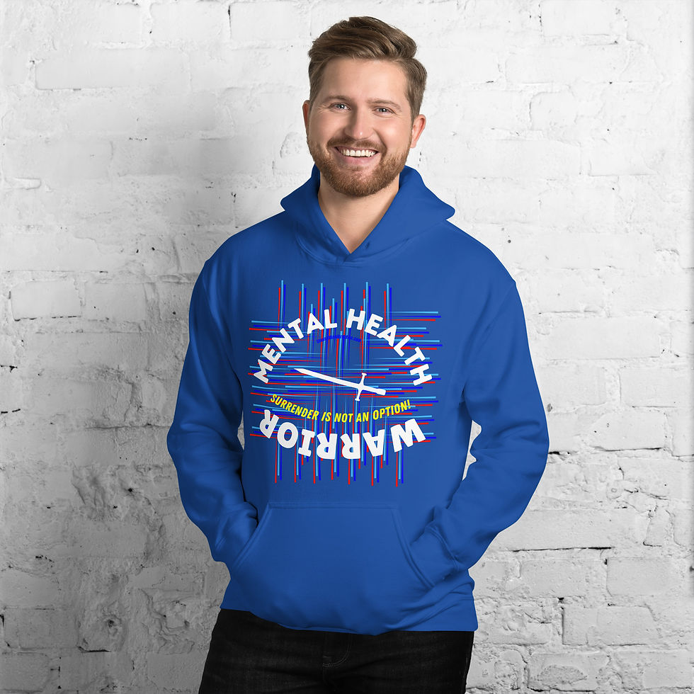 Thumbnail: Mental Health Warrior Hoodie | Unisex | (MHWGV2)