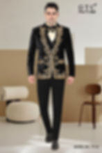 Machine Embroidery Work Men Suit for wedding and reception