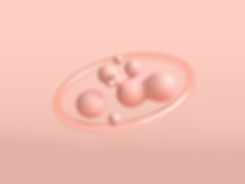 ピンクの抽象画バブル