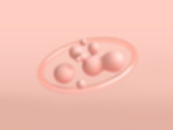ピンクの抽象画バブル