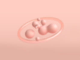 ピンクの抽象画バブル