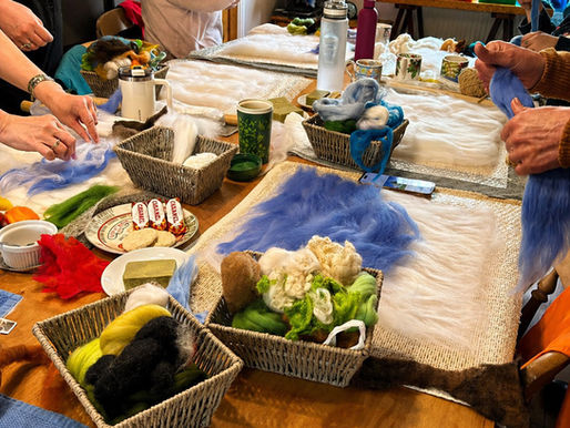 Saturday 25th April - Wet Felting