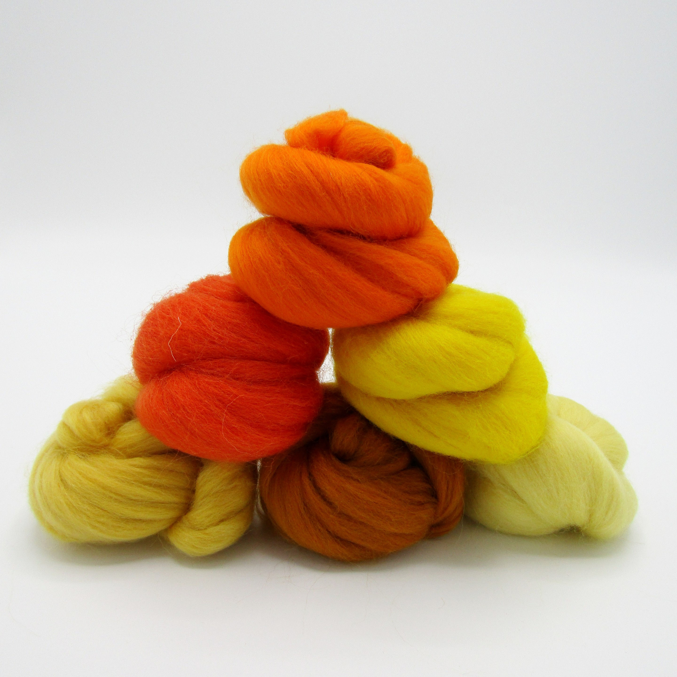 Yellow/Orange Wool Bundle