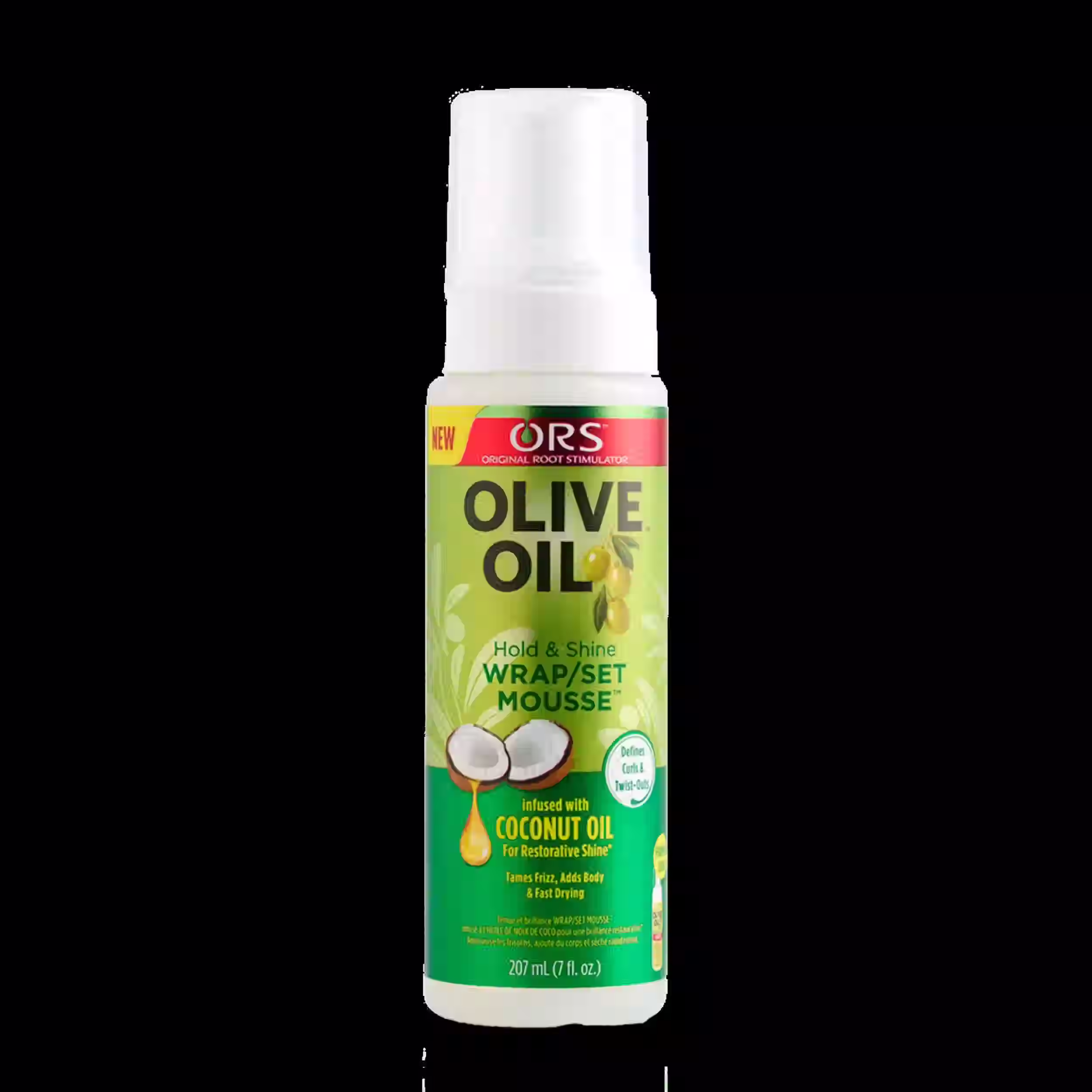 ORS OLIVE OIL HOLD & SHINE WRAP SET MOUSSE(7oz)