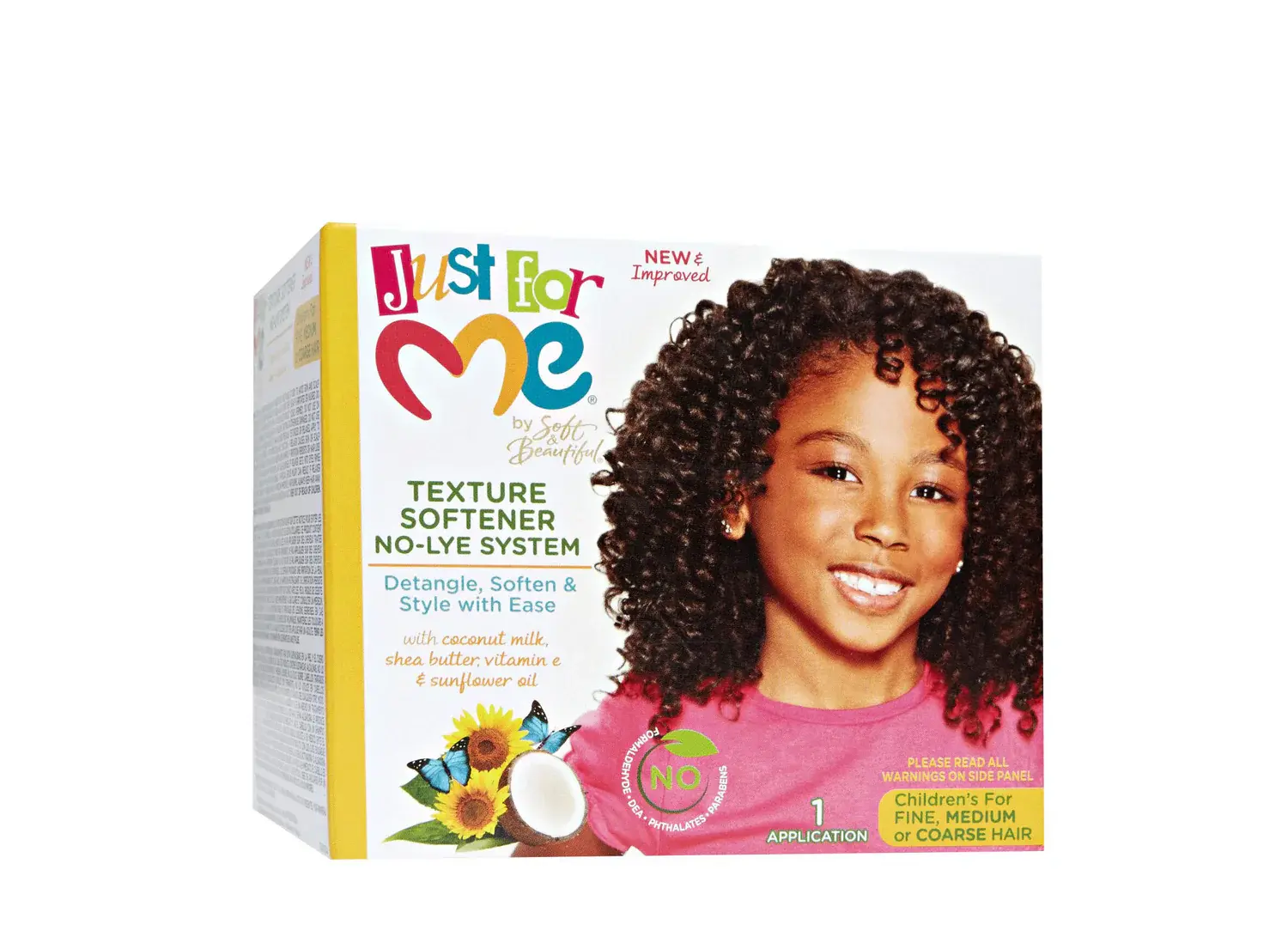 JUST FOR ME NO LYE COND. TEXTURE SOFTENER KIT