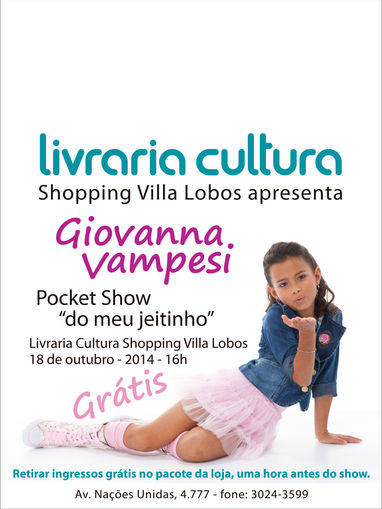 Livraria Cultura de novo! Grátis, saiba tudo