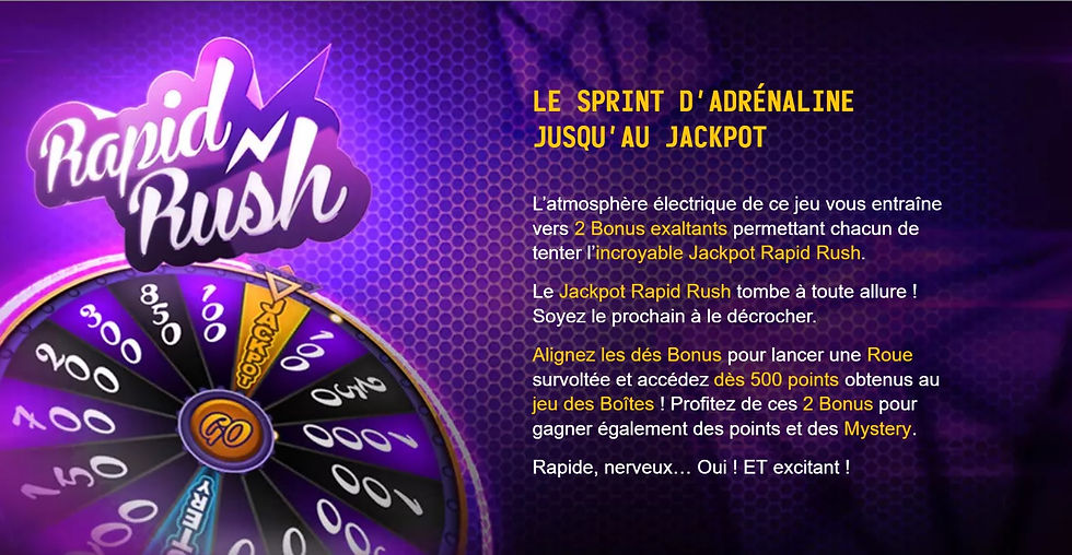 Rapid Rush Jackpot