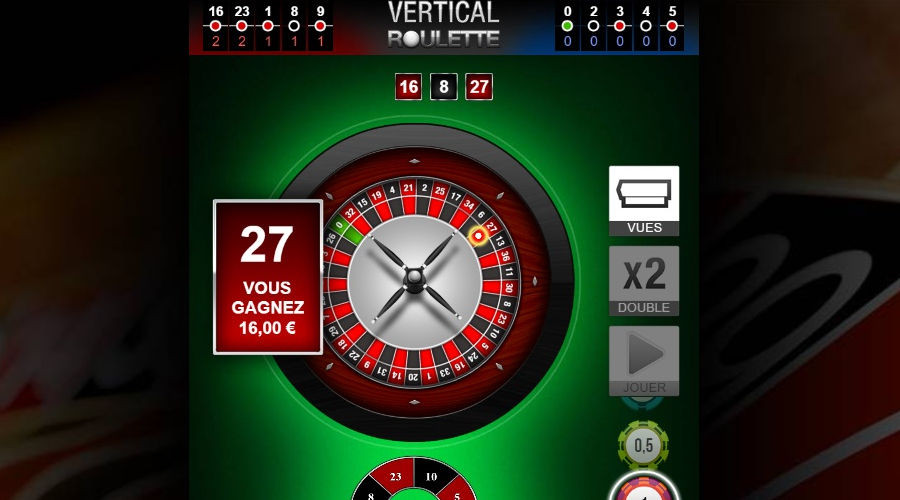 Blog LuckyGames.be - Gaming1 Vertical Roulette Game Review