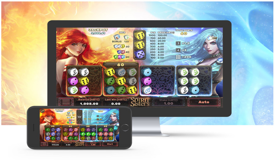 Blog LuckyGames.be - Airdice Spirit Sisters Dice Game Review