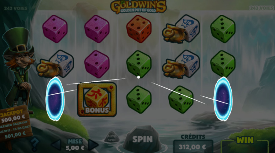 Blog LuckyGames.be - Gaming1 Dice Slot Goldwin's Pot Of Gold