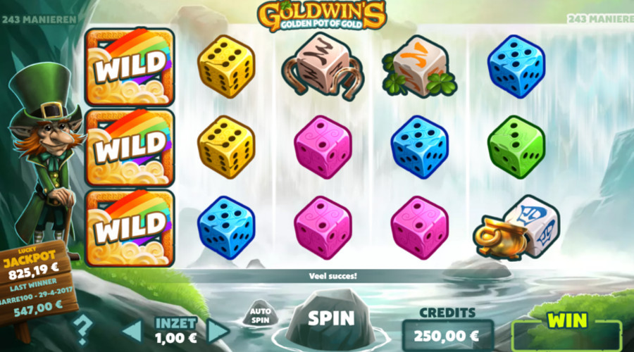 Blog LuckyGames.be - Gaming1 Dice Slot Goldwin's Pot Of Gold