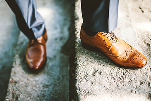 Lederschuhe