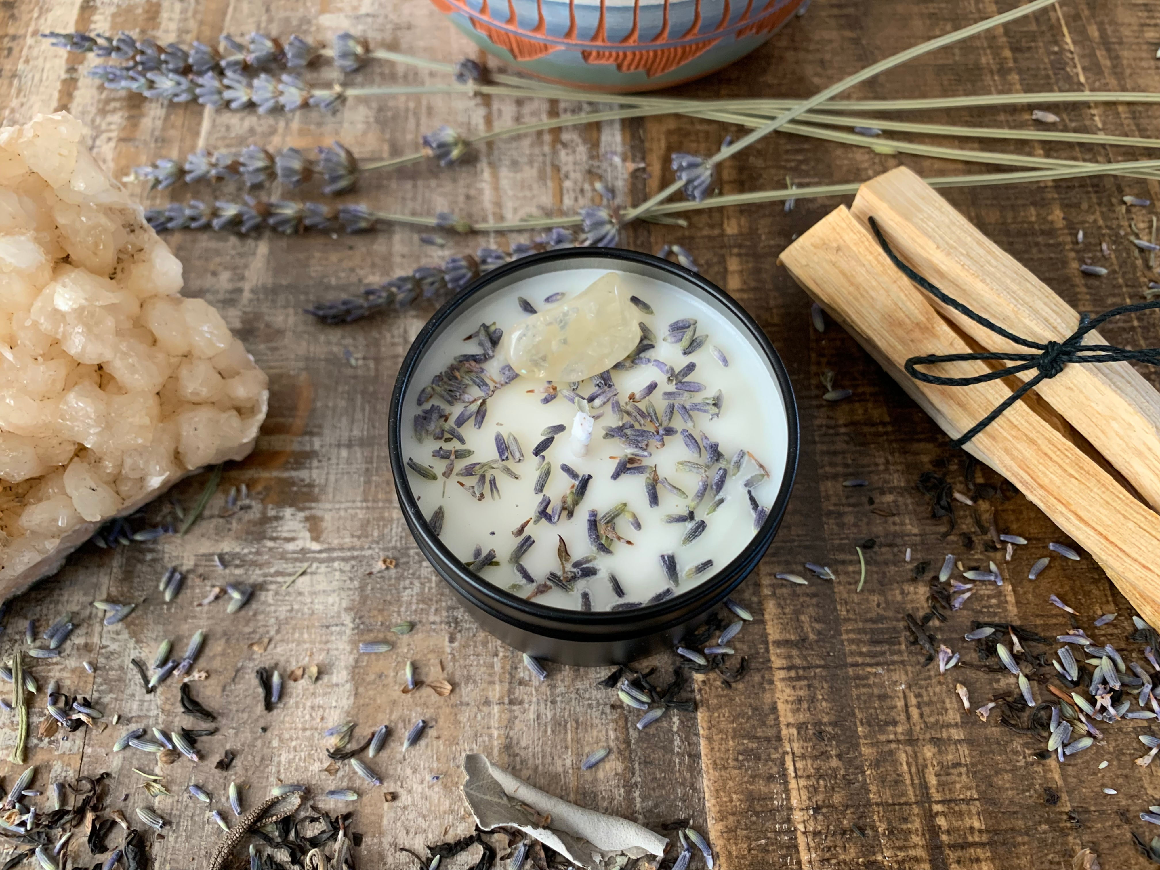 Levitation Crystal Soy Candle