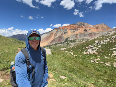 Hiking in the San Juan Mountains of southwest Colorado while working seasonally with a portable sawmill.
