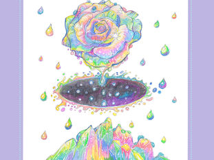 I invite you to my Rainbow Surreal Garden