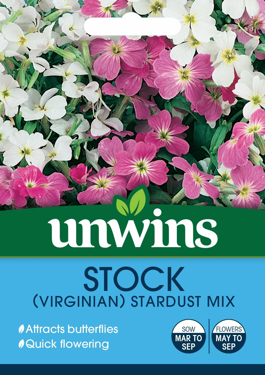 Unwins Stock (Virginian) Stardust Mix - Approx 3000 Seeds