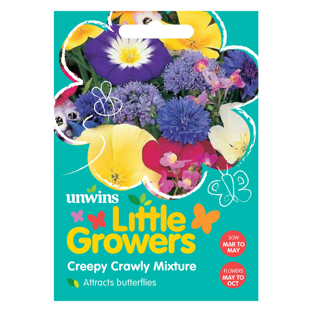 Unwins Little Growers Creepy Crawly Mixture - Approx 400 Seeds