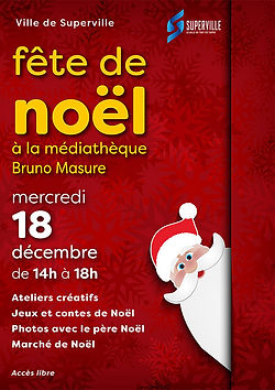 Affiche fête de Noël Superville