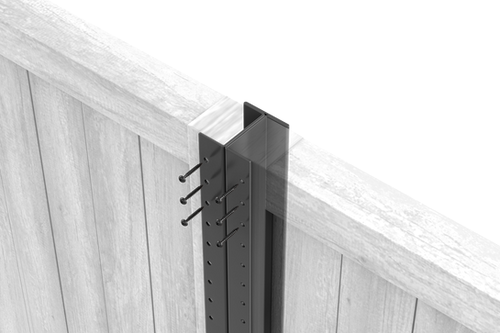 Saltash Roc Post DuraPost® Metal Fence Post CLASSIC 48MM Anthracite Grey | Timber Land ...