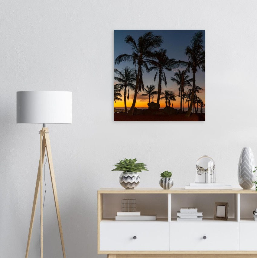 Thumbnail: Palm Tree Sunrise - Photographic Print