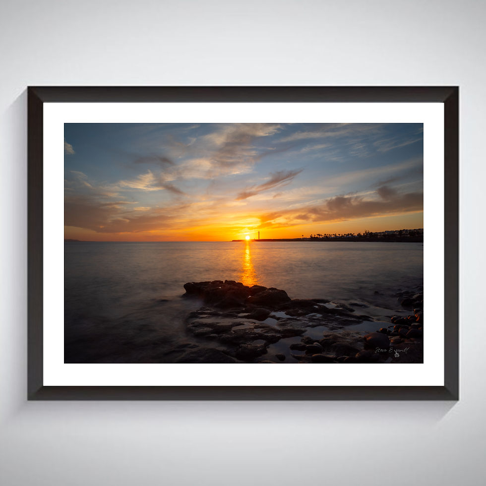 Faro Sunset - Photographic Print