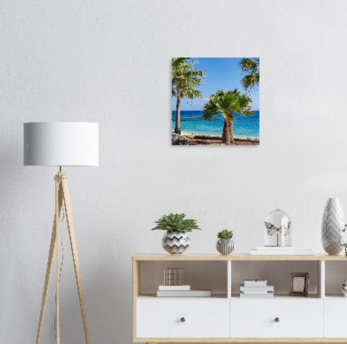 Thumbnail: Playa Dorada Palms - Photographic Print