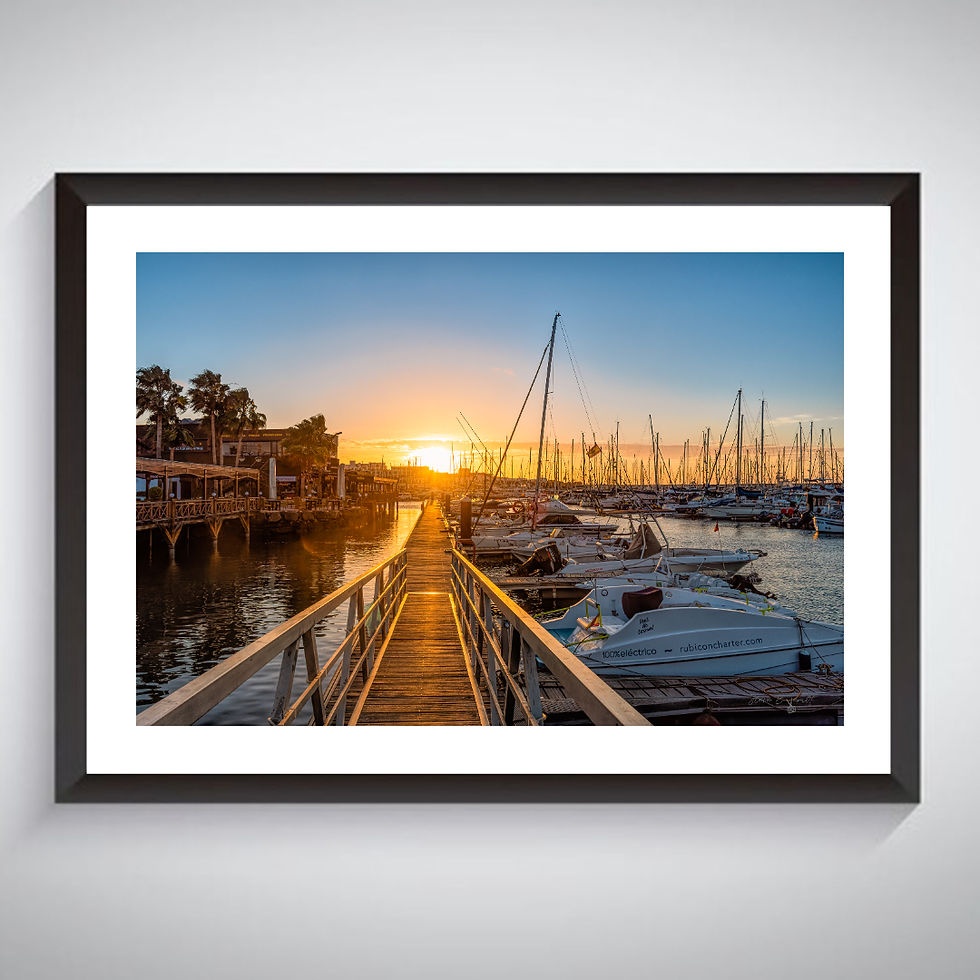 Marina Sunrise - Photographic Print
