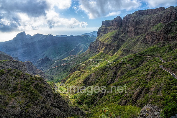 One of the many huge and deep cavernous valleys on the island of Tenerife. The island has a lot more to offer than a beach and a bar and for those prepared to explore it has many wonders.