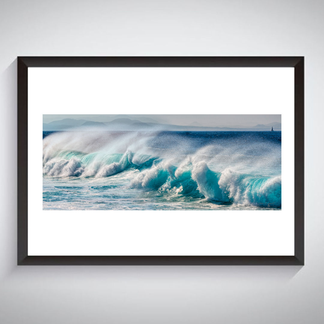 Wild Waves Panorama - Photographic Print