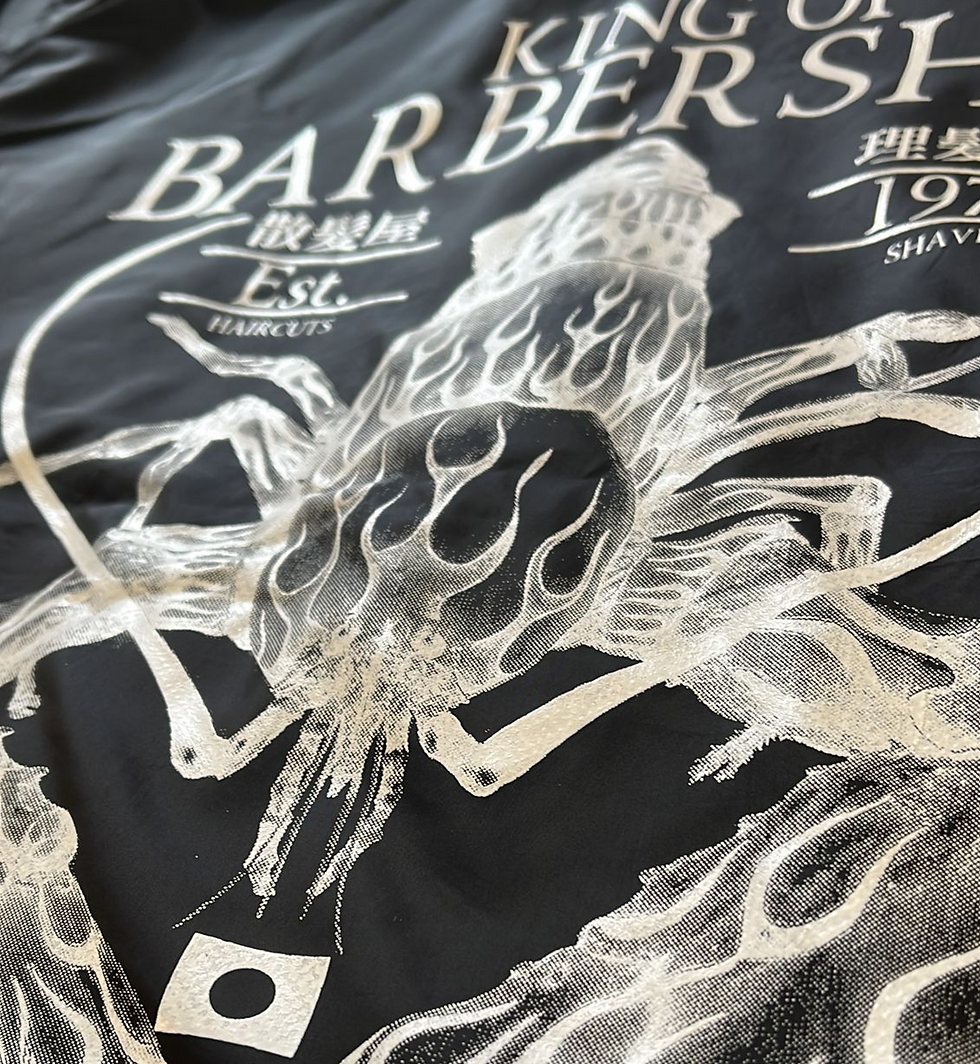 Miniaturbild: Lobster Back print ［ロブスター・背面プリント］THE UNISEX COACH JACKET Black