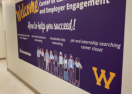 wall cling I designed for career center