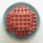 pink waffles