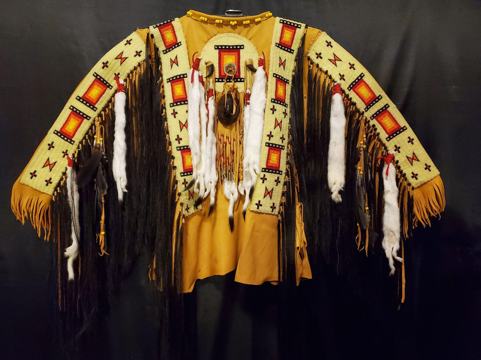 Dances in the Rain Ceremonial Shirt (Paiute) by Cheri Cappello 8400WEB.jpg