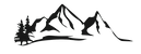 Mountain outline logo
