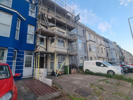 Accessible Scaffolding for Front-Facing Painting Works in Hastings