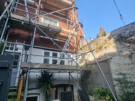 Scaffolding for Window Repairs in St Leonards