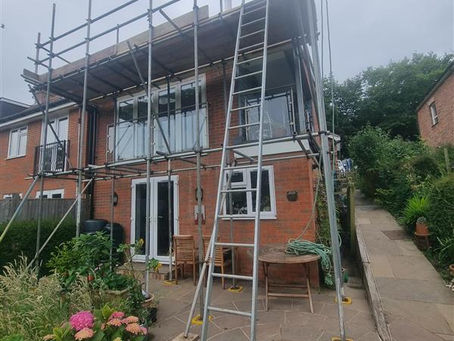 Custom Access Scaffolding for Roofing Works in Bexhill