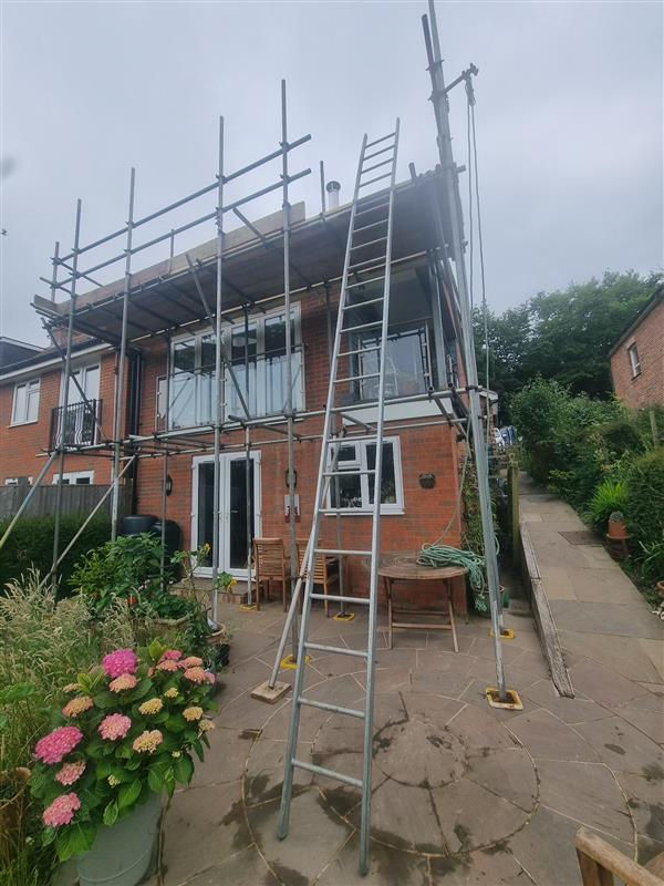 Custom Access Scaffolding for Roofing Works in Bexhill