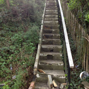 Back Garden Steps, Restore