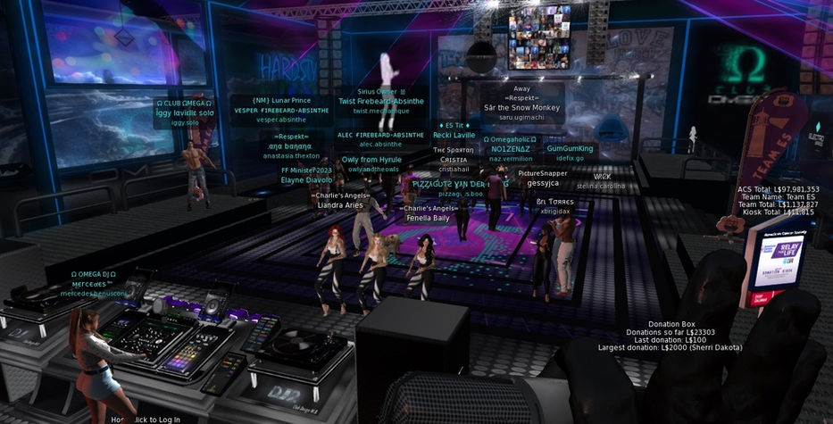 Club Omega: Saturday, 3pm-6pm