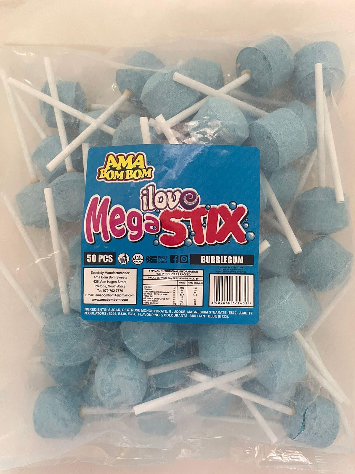 MEGA STIX 50's BUBBLEGUM
