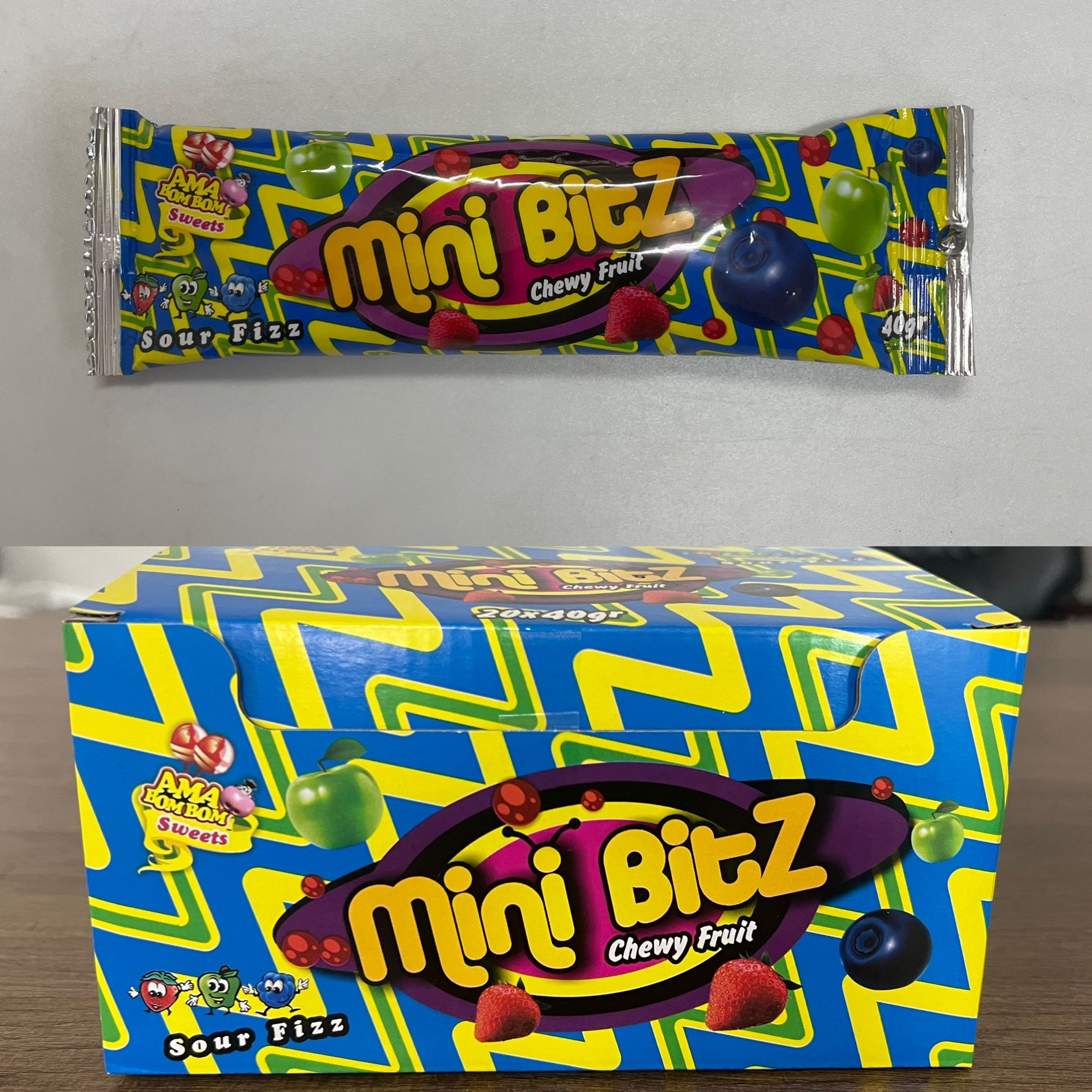 MINI BITZ CHEWY CANDY SOUR FIZZ