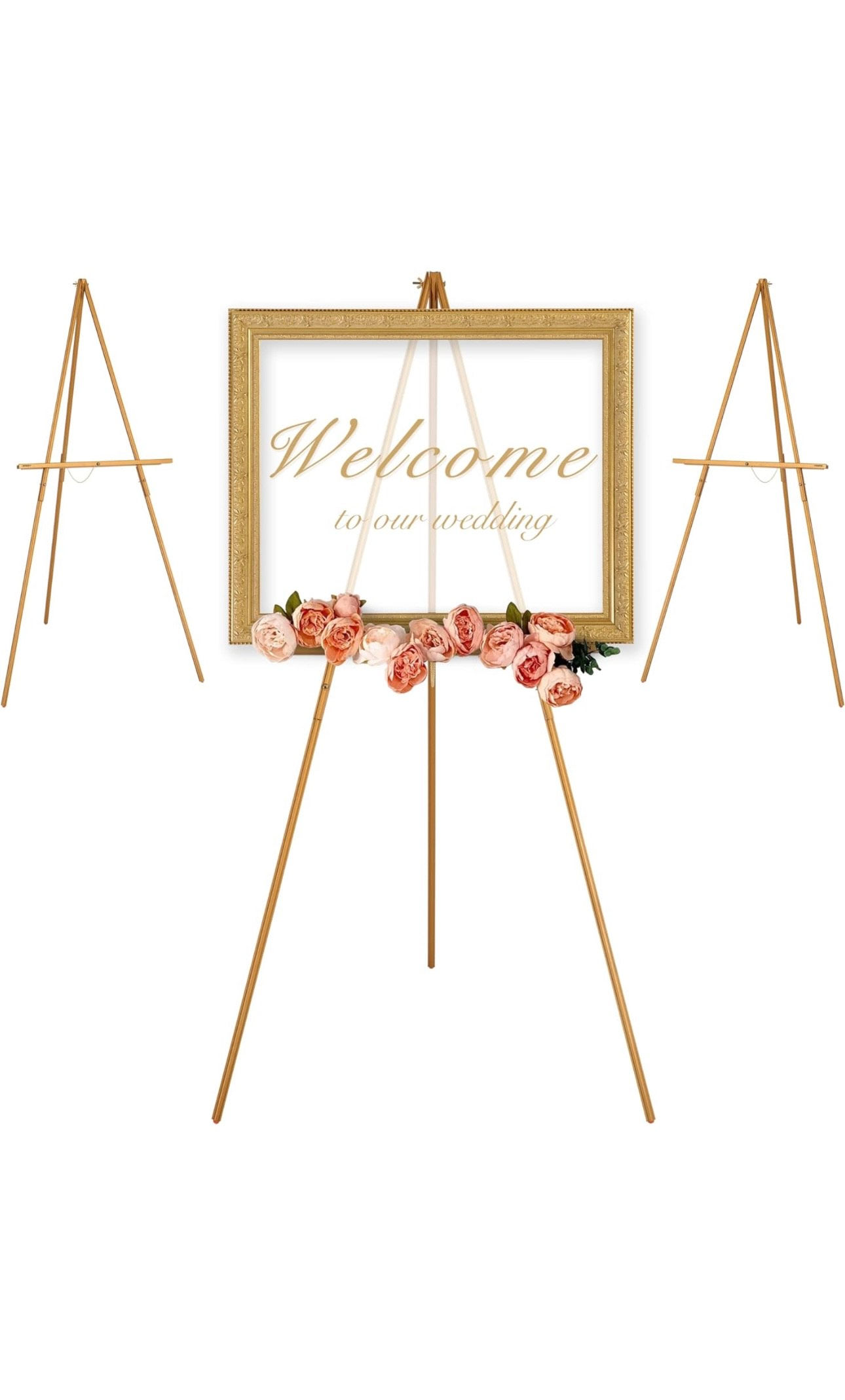 Custom Wedding Welcome Stand