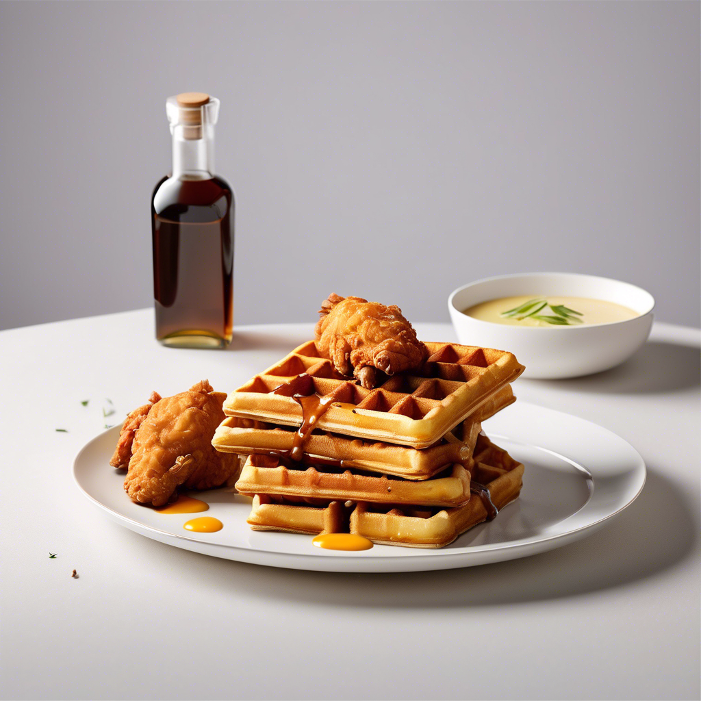 Yam & Cornbread Waffles