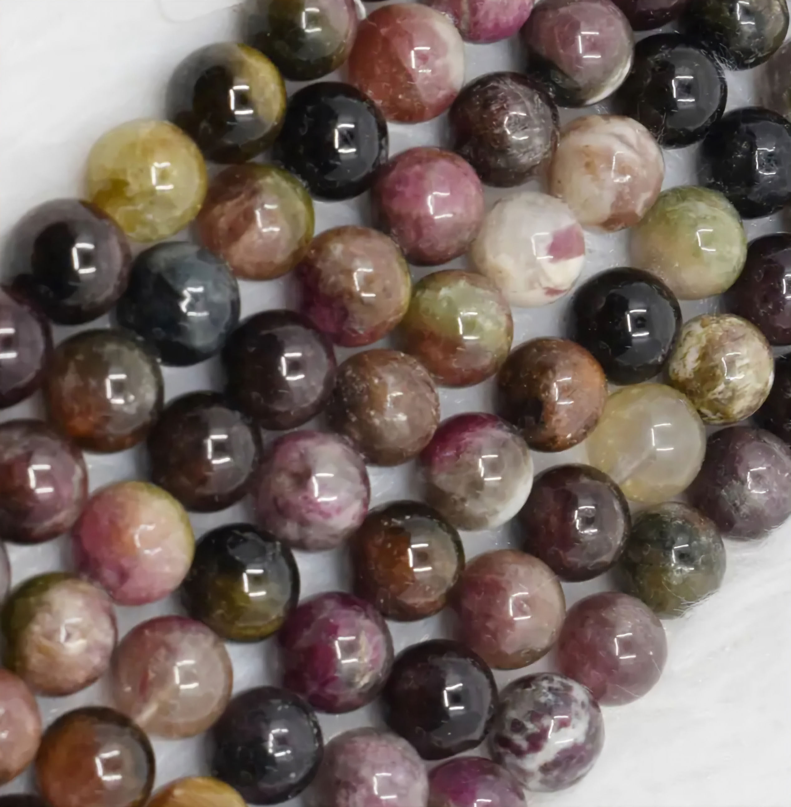 Watermelon Tourmaline Beads