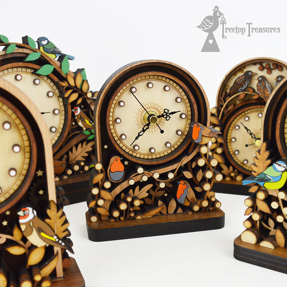 Thumbnail: Robin Small Mantel Clock