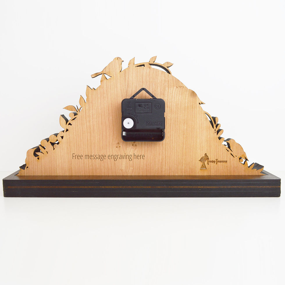 Thumbnail: British Birds Large Mantel Clock