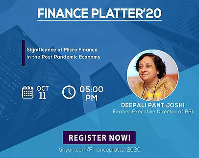 Finance Platter Deepali Pant Joshi | FIC Hansraj Collge